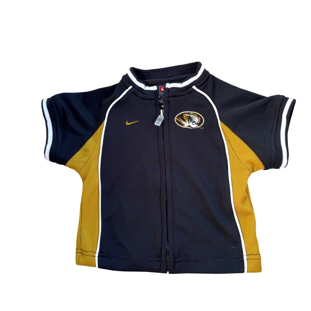 Nike Infant Mizzou Tigers University of Missouri Short Sleeve Track Jacket 12M